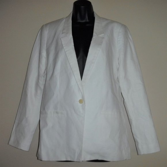 winter white jacket blazer